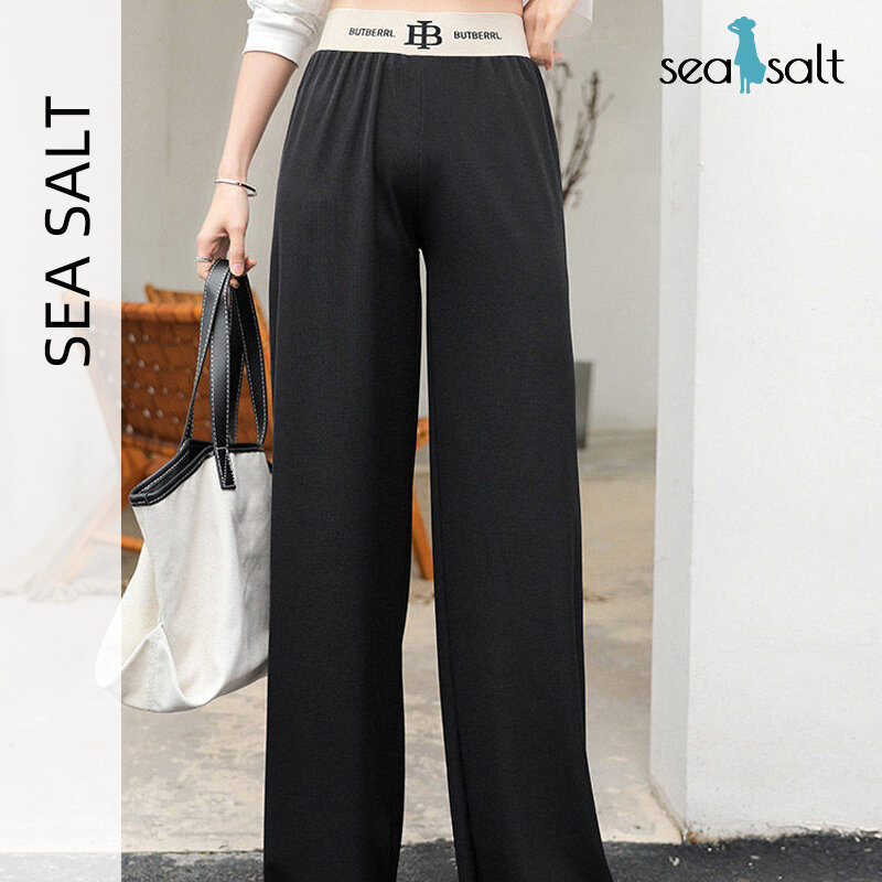 SEA 2021HOT，แฟชั่นเกาหลี กางเกงผู้หญิง ทรงหลวมเอวสูง เนื้อผ้านุ่มสบาย สวมใส่สบาย กางเกงแฟชั่น  ราคาถูก