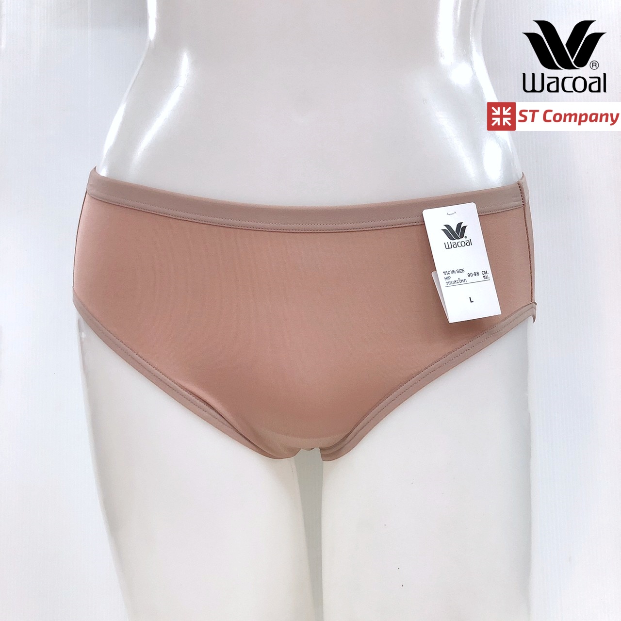 กางเกงใน Wacoal Panty ทรง Bikini ขอบเรียบ สีน้ำตาล Brown (1 ตัว) กางเกงในผู้หญิง ผู้หญิง วาโก้ บิกินี่ รุ่น WU1M01 WU1C34 WQ6M01 ขายดี ยอดนิยม เอวต่ำ