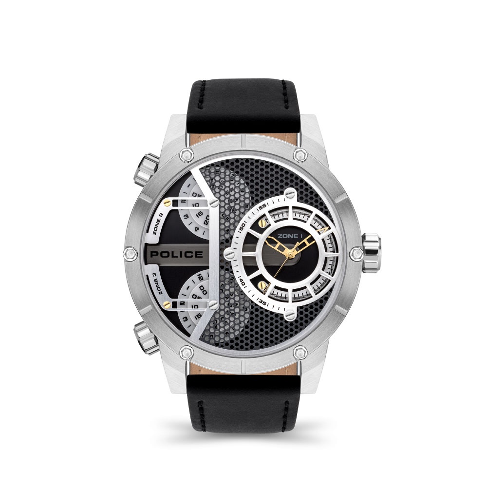 POLICE นาฬิกาข้อมือผู้ชาย Police Multifunction VIBE watch รุ่น PEWJA2118101 สีดำ นาฬิกาข้อมือ ราคา 9,900 บาท*ส่งฟรี