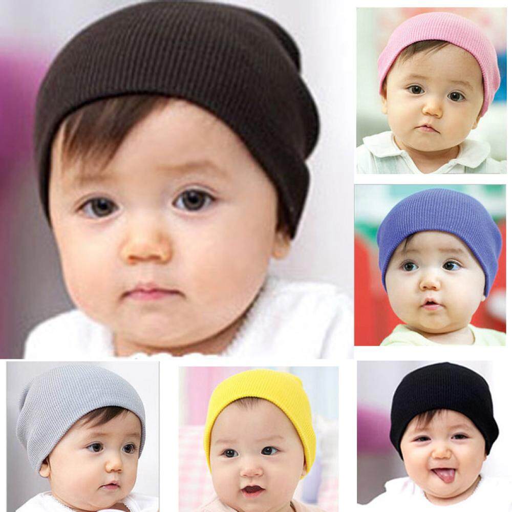 ZHANXENG498 Boy/สาวเด็กน่ารักเด็กชายเด็กหญิงเด็กเล็กหมวกเสื้อถักไหมพรมโครเชต์ Beanie หมวก