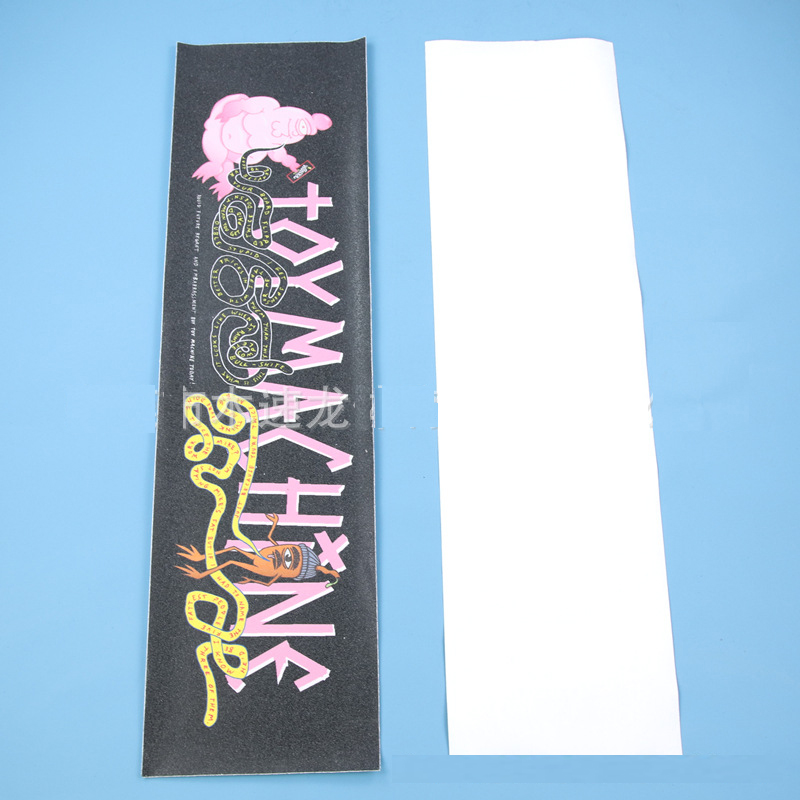 จัดส่งจากประเทศไทย Skateboard กระดาษทราย​สเก็ต​บอร์ด84×23cm​ กันลื่น+ล้อสเก็ตบอร์ด*4