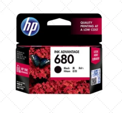 ส่งฟรี!!! ตลับหมึก HP Ink 680 Black and 680 Tri-color Ink Cartridge ของแท้ 100% HP 680 แท้ ดำ(F6V27AA) / สี(F6V26AA) หมึกอิงค์เจ็ท (1)