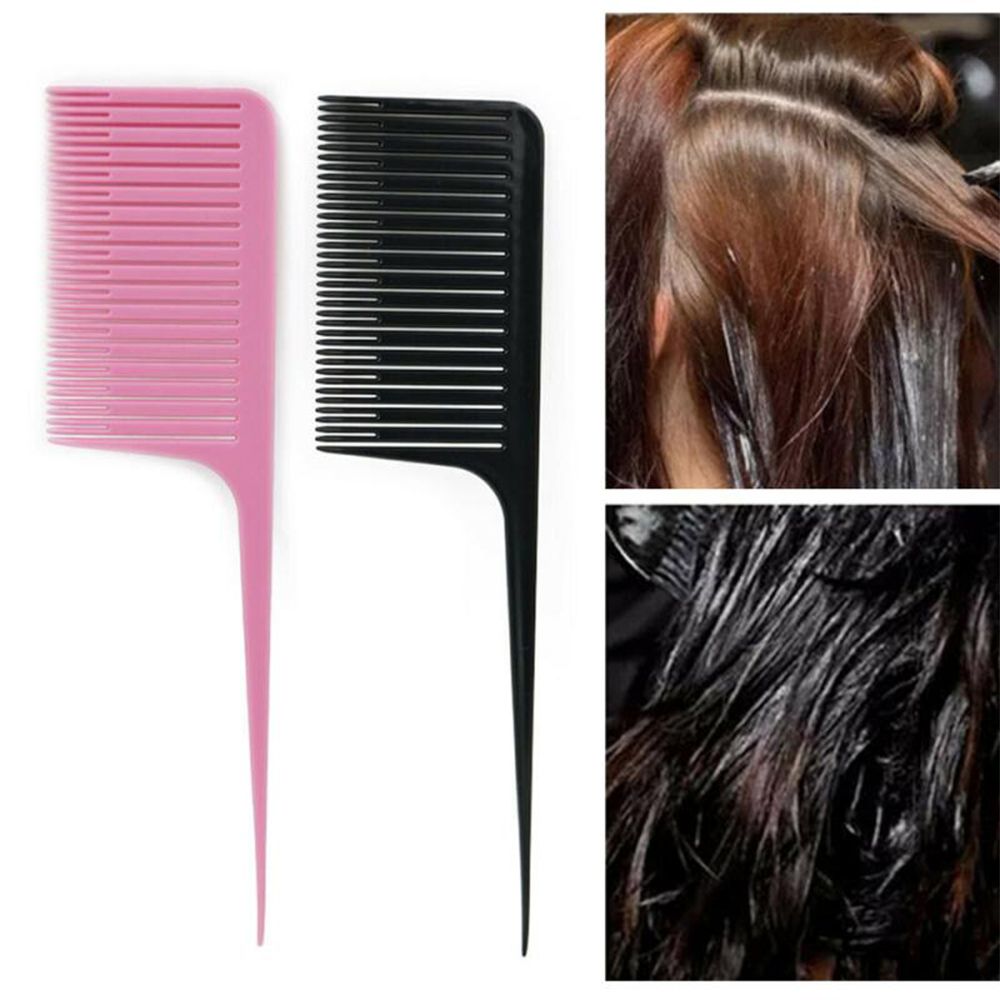 QC2CKCLVF Professional Heat-resistant Weaving Styling Tool Highlighting Foiling Hair Comb Brush Salon Hairdressing