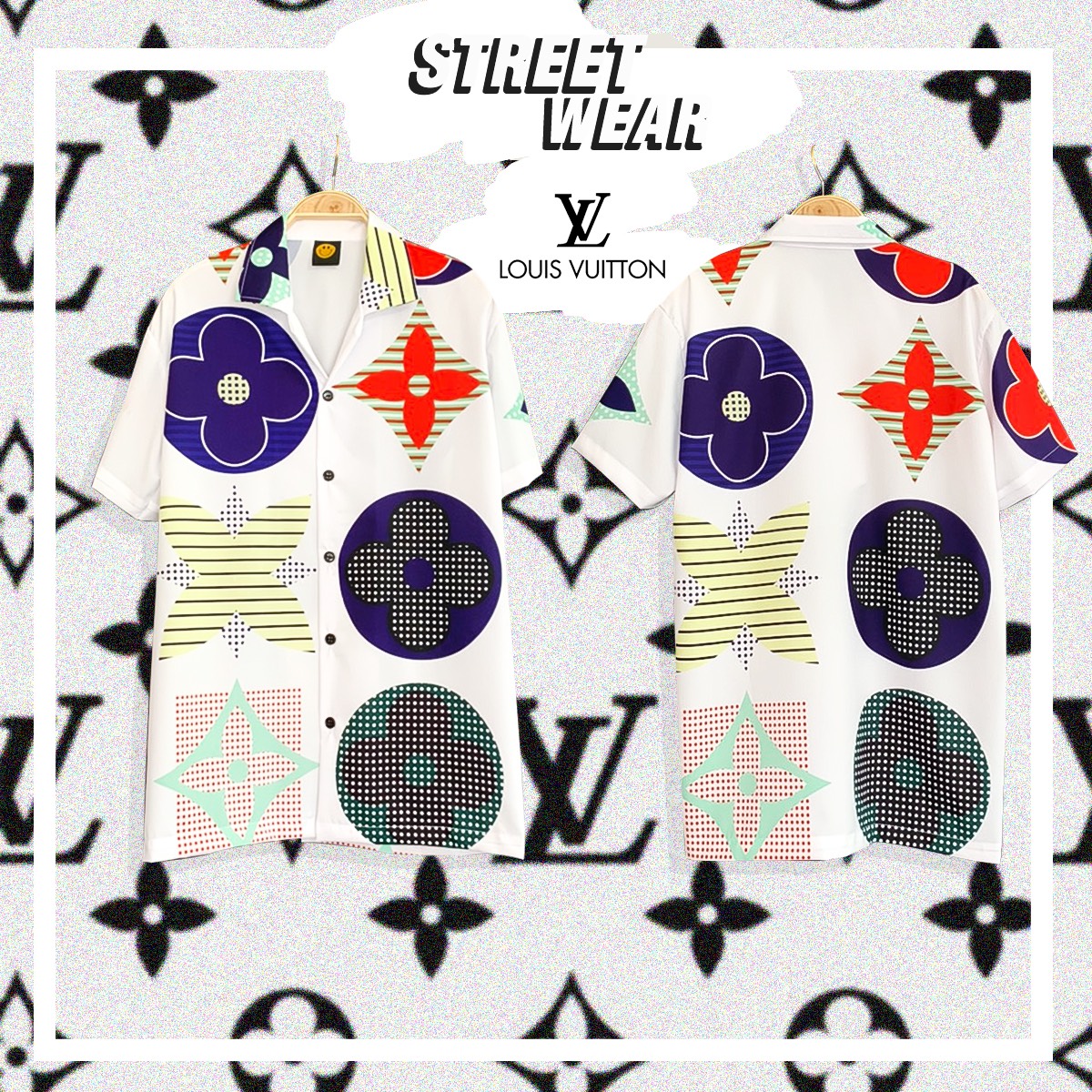 Dr.Street​  เสื้อเชิ๊ต Oversize เสื้อแนวสตรีท MARCH