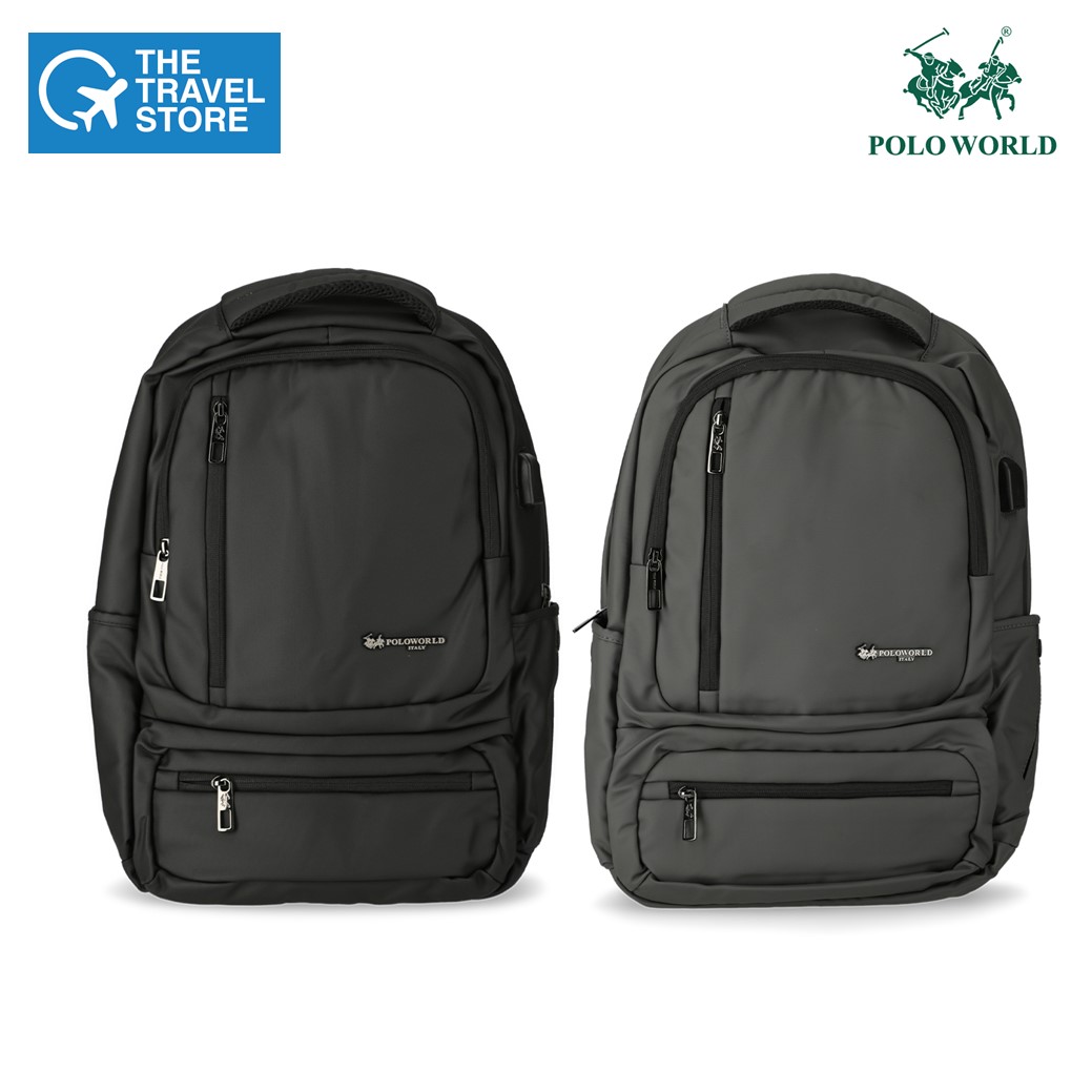 POLO WORLD Backpack PW BA77532U Laptop 14 Lazada .th