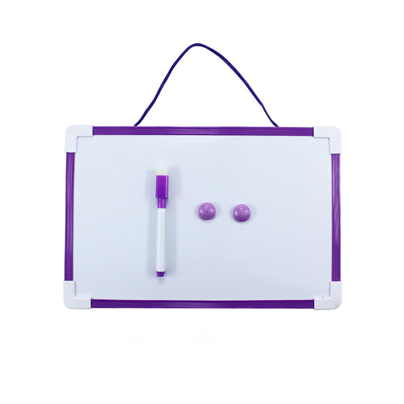 Magnetic Kids Whiteboard Dry Wipe Board 4 Colors Frame Mini Drawing White board Small Hanging Erase Boards With Pen