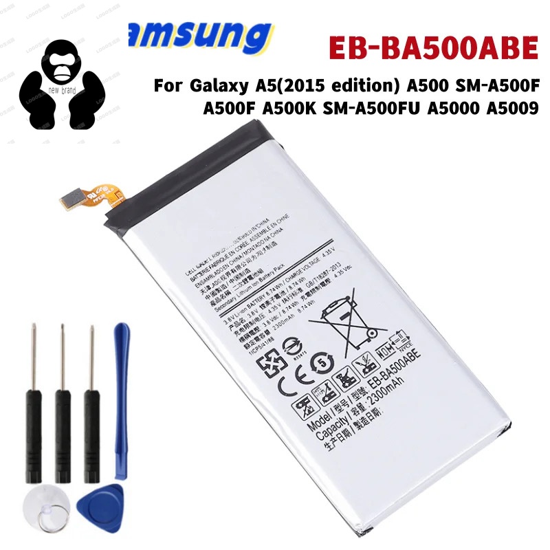Brand new EB-BA500ABE Galaxy A5(2015 Edition) A500 SM-A500F a500f a500k SM-A500FU A5000 a5009 2300mAh Welcome to Our Store ราคา 411 บาท*ส่งฟรี