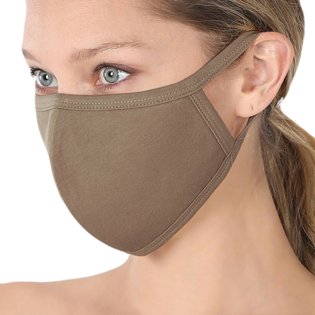 หน้ากากผ้าฝ้ายใบหน้า PM2.5 เทคโนโลยีแห้งอย่างรวดเร็วนํามาใช้ใหม่ฝาครอบป้องกันซักระบายอากาศได้