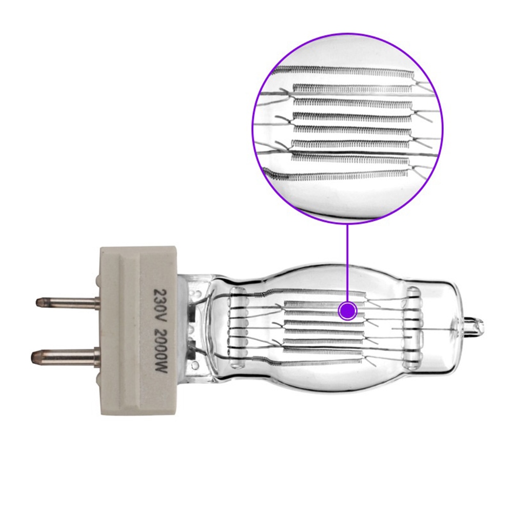 Honeyfly Gy Marine Halogen Lamp Bulb V V W W W Capsule Clear Aero Ship Light