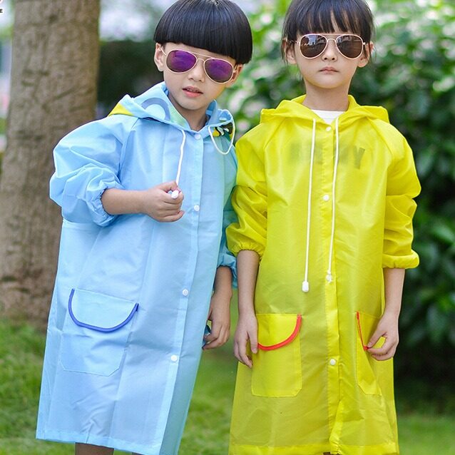 เสื้อกันฝนเด็ก เสื้อกันฝนนักเรียน เสื้อกันฝนและอุปกรณ์กันฝน เกาหลี จัดแต่งทรงผมสัตว์ การ์ตูน