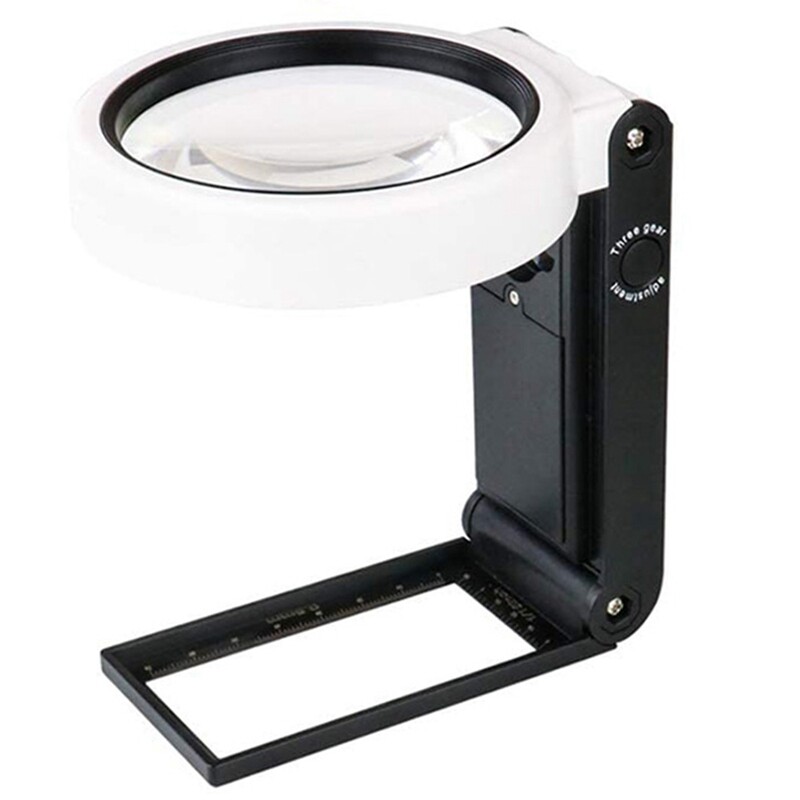 Adjustable LED Lighted Magnifying Glass with Stand Malaysia