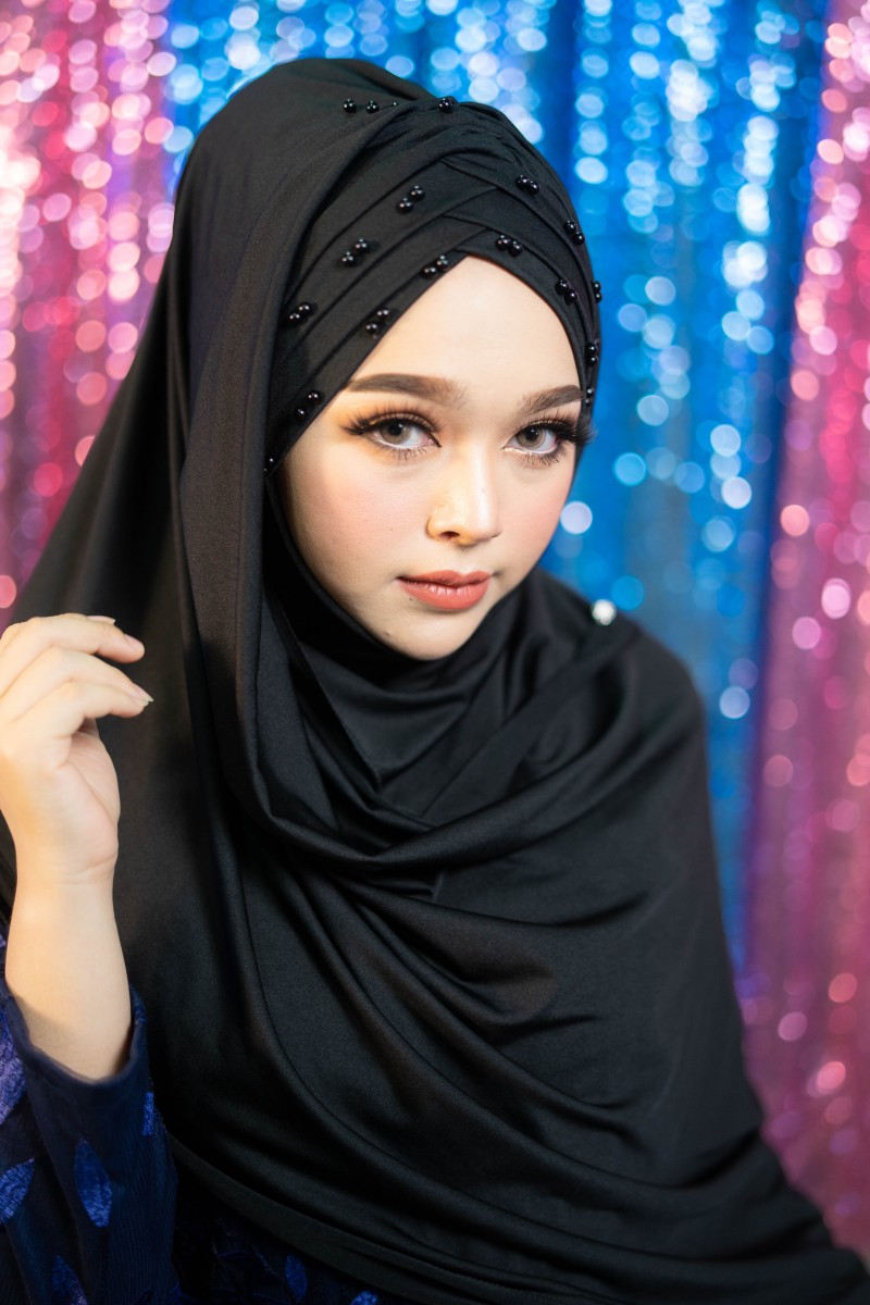 SH42-ผ้าพัน แบบกึ่งสำเร็จ ผ้าคลุมผม ผ้าคลุมหัว เสื้อผ้ามุสลิม มุสลิม แฟชั่น มุสลิม อินโดนีเซีย ฮิญาบ เครื่องแต่งกายผู้หญิง