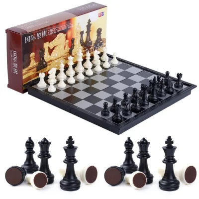 sawa หมากรุกสากลแม่เหล็ก Black&White Magnetic Chess ของเล่น เด็ก (1)