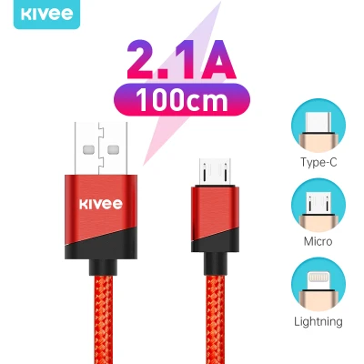 Kivee original charger cable iPhone charger cable 1m fast charging Fast Charging Cable USB cable for OPPO Samsung Xiaomi huawei iphone (1)