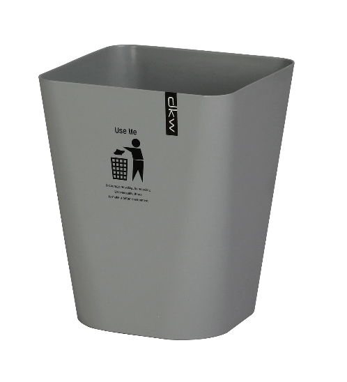 Aomshop- ถังขยะเหลี่ยม 11 ลิตร ขนาด 23x23x30 ซม. รุ่น HH-224P สีเทาอ่อน ราคา 188 บาท*ส่งฟรี