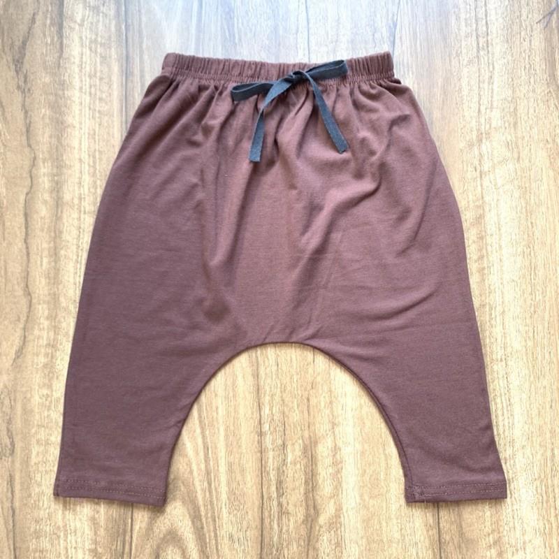 “พร้อมส่ง” กางเกงฮาเร็มเด็กสีพื้น Size S M L  6m-4y กางเกงทรงก้นป่อง กางเกงฮาเร็มเด็ก กางเกงทรงเพิส