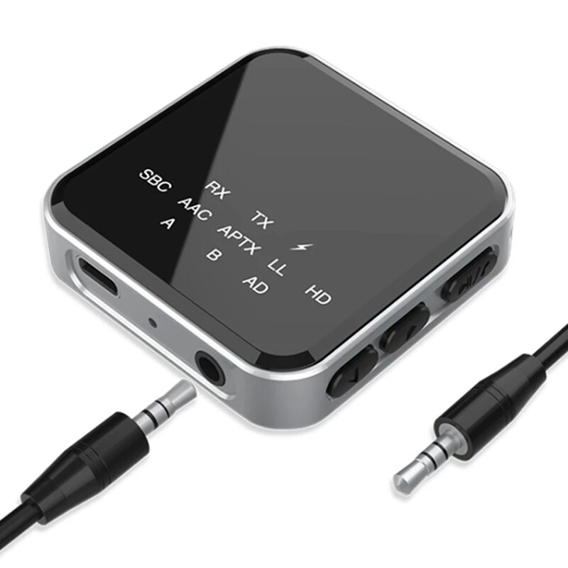 AptX-LL Low Latency Bluetooth 5.2 Audio Receiver Transmitter Adapter