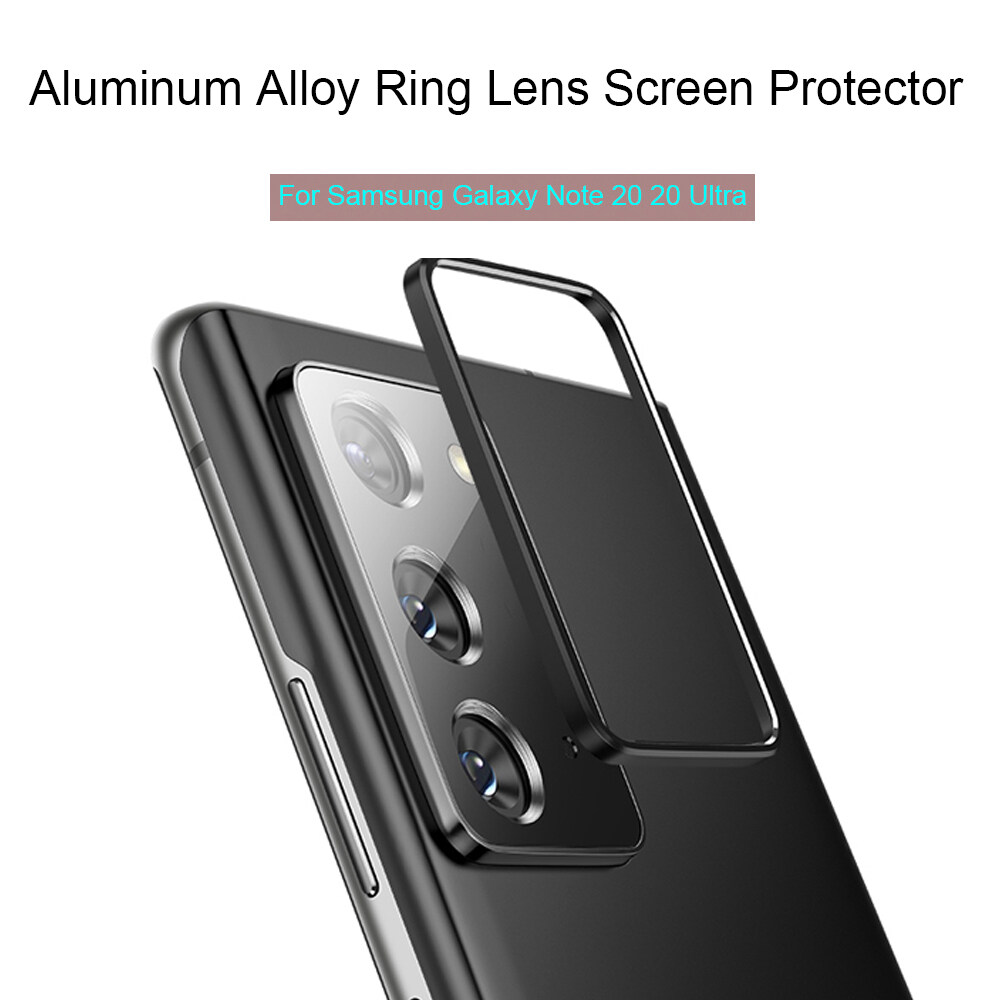 VI3W Anti-fingerprint Bumper Scratch-proof Full Metal Camera Cover Aluminum Alloy Ring Lens Screen Protector Protective