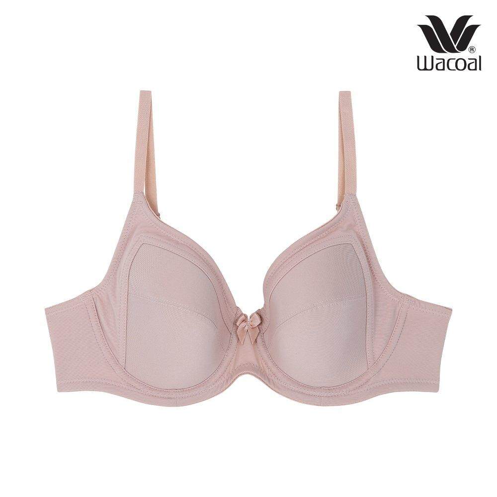 ชุดชั้นใน Wacoal Basic Bra รุ่น WB9917 สีม่วงอ่อน (LV) ยกทรง 4/5 cup เต้าเรียบ โอบกระชับรอบเต้าทรง เก็บเต้าทรงให้กระชับเป็นพิเศษ ชุดชั้นในสตรี บรา