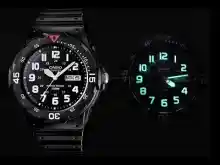 ภาพขนาดย่อของสินค้าNC Time CASIO Standard Analog รุ่น MRW-200H-1BVDF นาฬิกาผู้ชาย สายเรซิ่น สีดำ  - มั่นใจ รับประกันสินค้า 1 ปีเต็ม