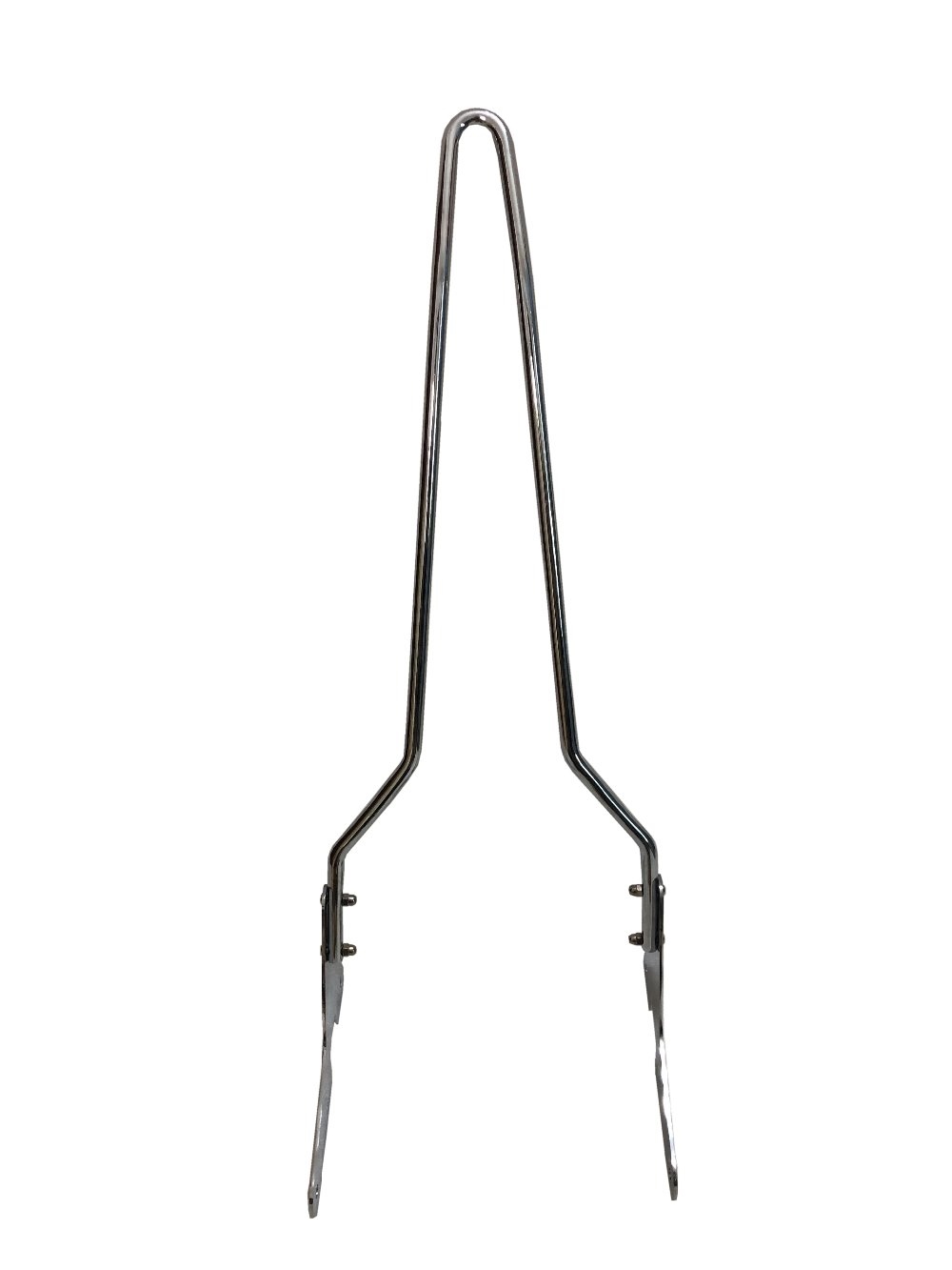 Short Passenger Sissy Bar Backrest For Harley Sportster XL (2004 & Later) - PU Leather, Detachable
