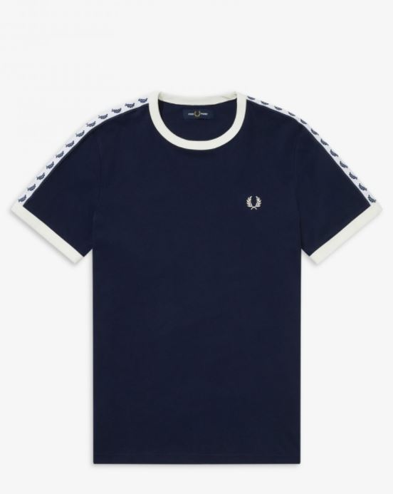 เสื้อยืดแขนสั้น Fred perry  งานปักลายแขน งานป้าย พร้อมส่ง