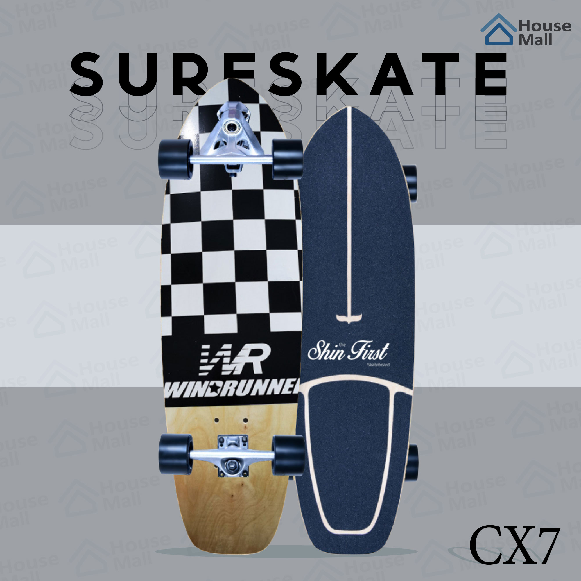 [พร้อมส่ง] Surfskate CX7 surf skateboardเซิร์ฟสเก็ตบอร์ด สเก็ตบอร์ด