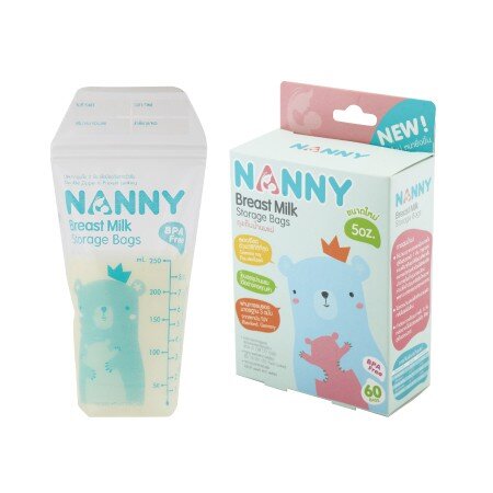 NANNY ถุงเก็บน้ำนมแม่ขนาด 5oz.