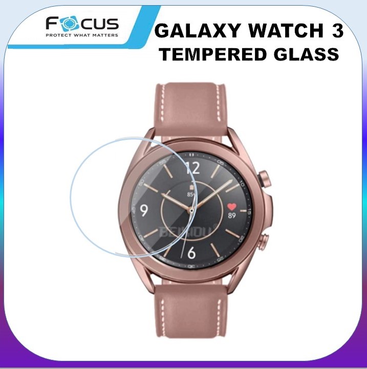ฟิล์ม กระจก โฟกัส Focus Samsung Galaxy watch 3 41 45 mm. Temepered glass ฟิล์ม