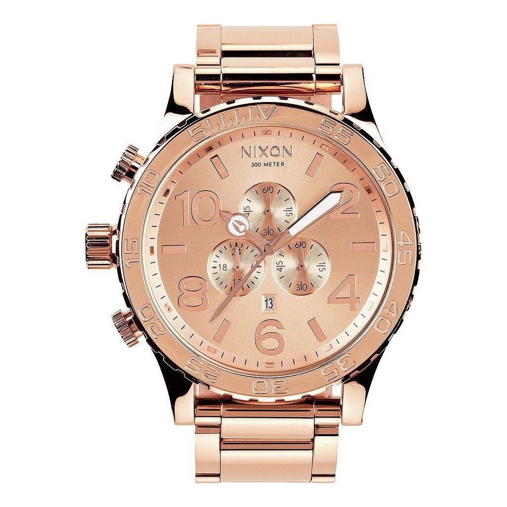 Nixon 51-30 Chrono NXA083897-00 men's watch rose gold ราคา 13,450 บาท*ส่งฟรี