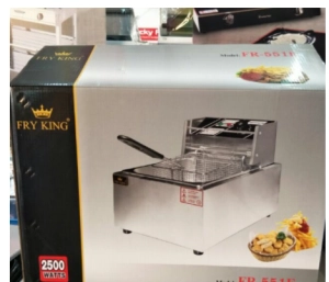 ภาพหน้าปกสินค้าFry King เตาทอดไฟฟ้า 1 อ่างทอด 5.5 ลิตร 2500 วัตต์ รุ่น FR-551E หม้อทอด หม้อทอดไฟฟ้า หม้อทอดเฟรนฟาย หม้อทอดไก่ ซึ่งคุณอาจชอบราคาและรีวิวของสินค้านี้