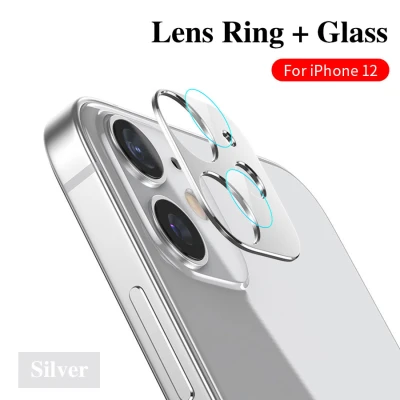2 in 1 Back Camera Lens Tempered Glass For iPhone 12 Pro Max Metal Case Camera Protector For iPhone 12 Pro Mini Case Cover (4)