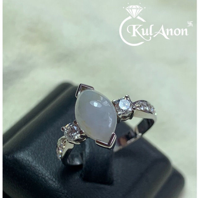 ✨ป้ายยา! แหวนหัวหยกพม่า A Type สุดหรู เนื้อเทียนวุ้น ม่วงแต้มน้ำผึ้ง พรีเมียมระดับจิวเวลรี่