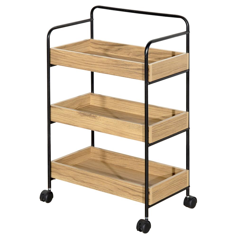 โปรโมชัน ชั้นวางของ 3 ชั้น มีล้อ MOOVE สี OAK WOOD 3-TIER UTILITY CART MOOVE OAK WOOD สินค้าโปรโมชั่น เฟอร์นิเจอร์อเนกประสงค์ ชั้นวางของ ราคาถูก ราคา 1,785 บาท*ส่งฟรี