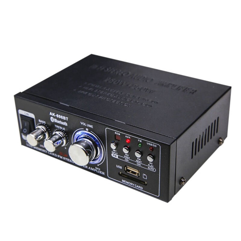 220V High-Power Bluetooth Power Amplifier Home Audio Speaker Power