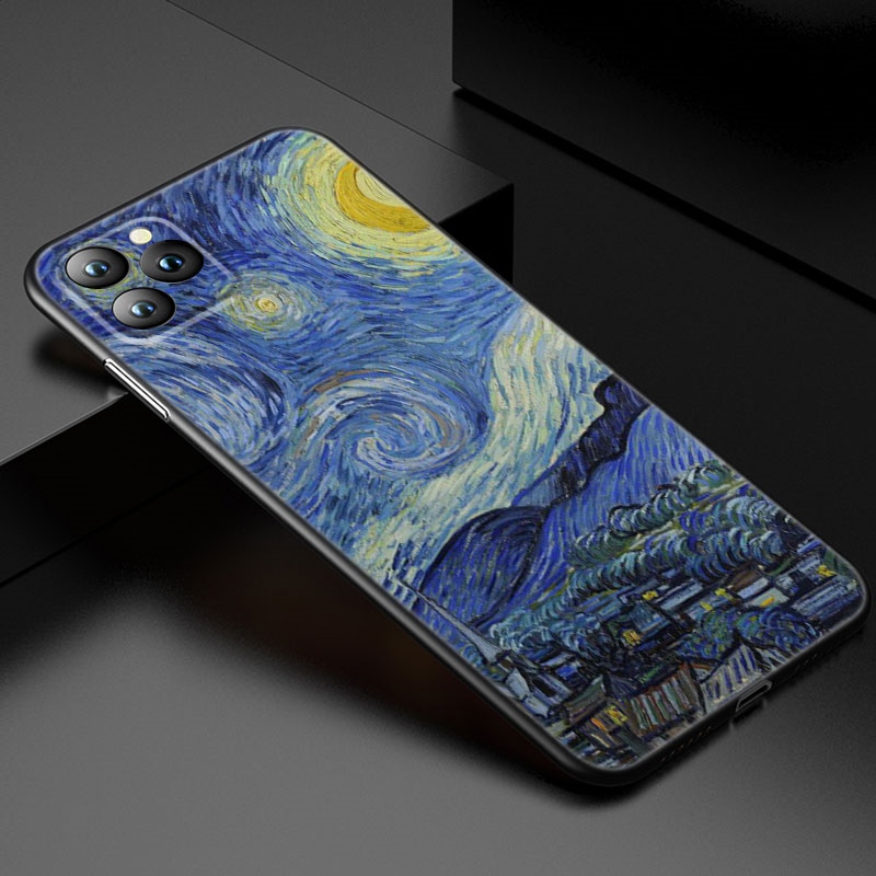 Vincent van Gogh iPhone Hülle XR 11 X XS MAX Pro 8 7 Plus 6 6s 5 5s SE 2020 10 Plastik Silikon Apple iPhone phone case Farbe Kunst Malerei Maler drucken 