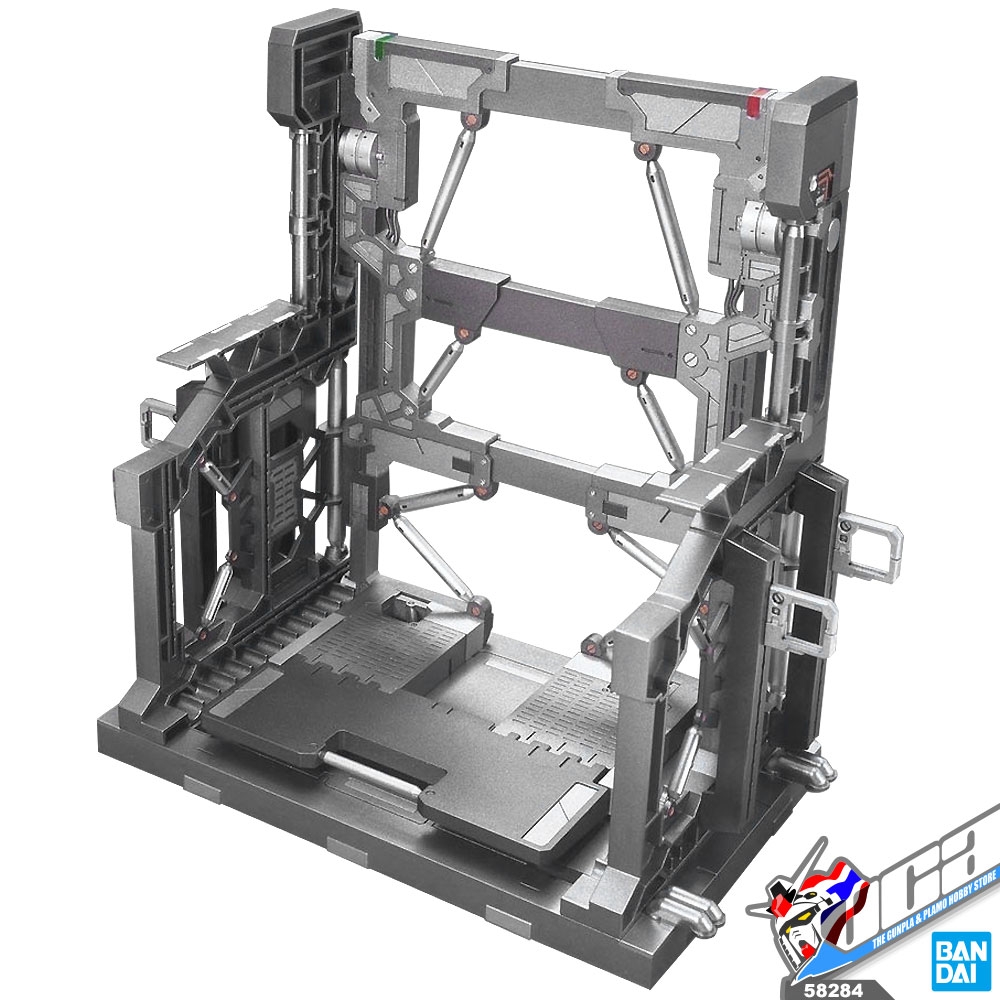 VCA 8️⃣ BANDAI GUNPLA BUILDERS PARTS SYSTEM BASE 001 GUNMETAL GUNDAM ฐาน ขาตั้ง โมเดล กันดั้ม กันพลา พลาโม ราคา 418 บาท*ส่งฟรี