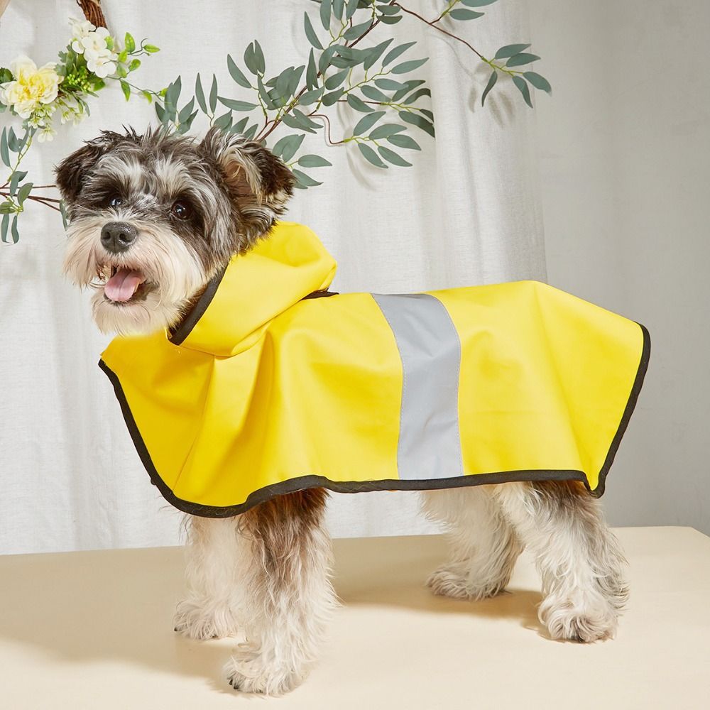 Skyjs không thấm nước Áo mưa cho chó con chó màu vàng Áo khoác thiết thực