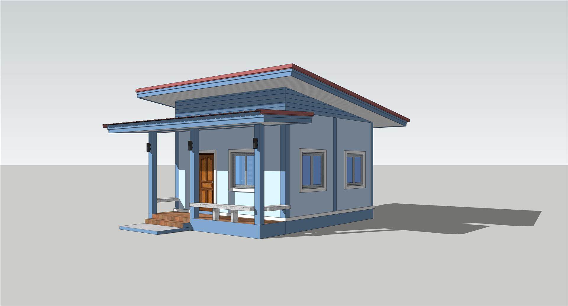 แบบบ้านชั้นเดียวแบบบ้านโฮมสเตย์เกษตรเปี่ยมสุข BluePrint-0097 )***หากขึ้นสินค้าหมดไม่สามารถกดสั่งซือได้ กรุณาติดต่อทางแชทกับร้านค้า**