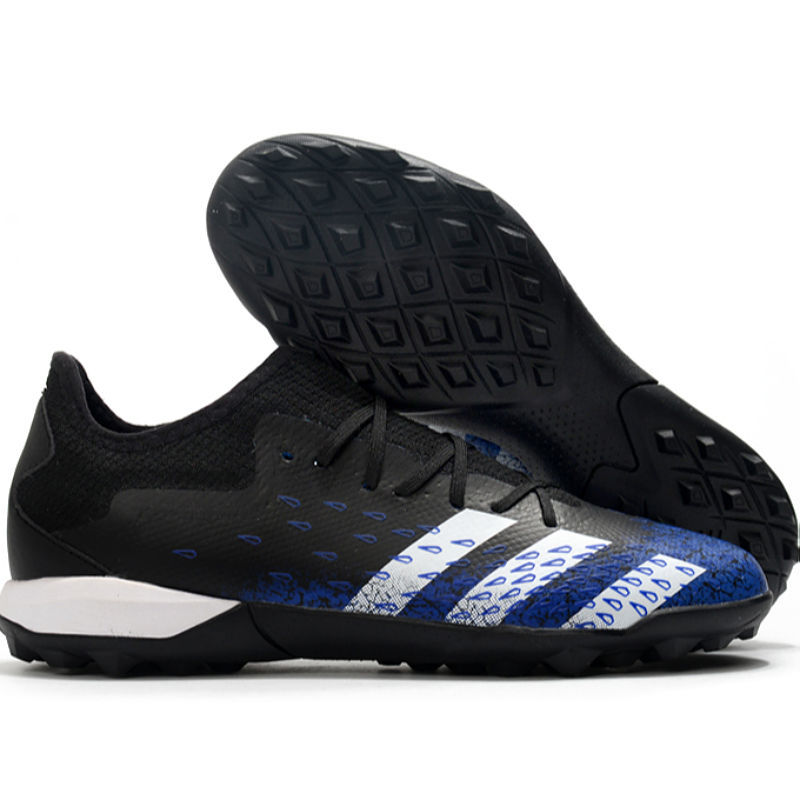 Adidasเหยี่ยวยูโรคัพต่ำต่ำFGเล็บฆาตกรAGเนย์มาร์Cรองเท้าฟุตบอลลูกพลัมขนาดเล็ก