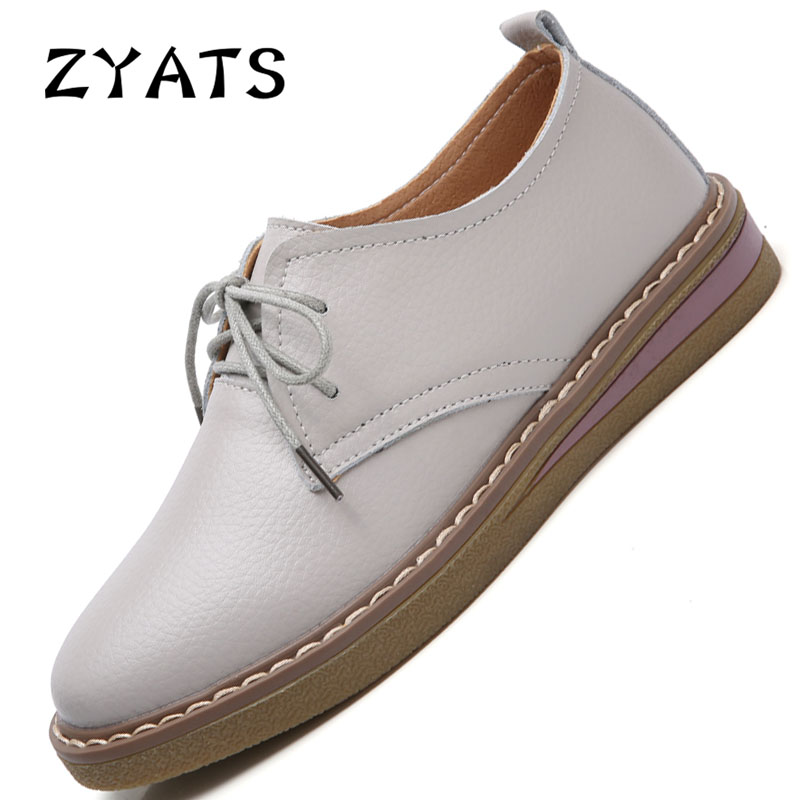ZYATS 2021 ใหม่ผู้หญิงรองเท้าทางการ, รองเท้าลำลองส้นเตี้ย - INTL