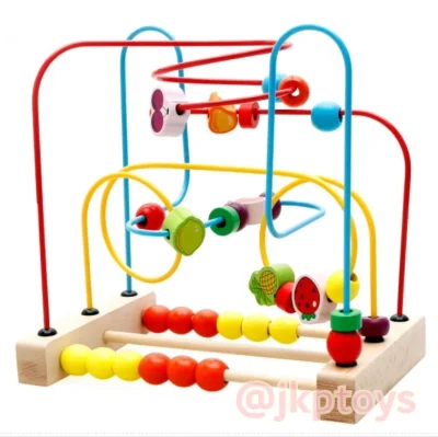 Todds & Kids Toys Animal and Fruits Beads Wooden Toy (2)