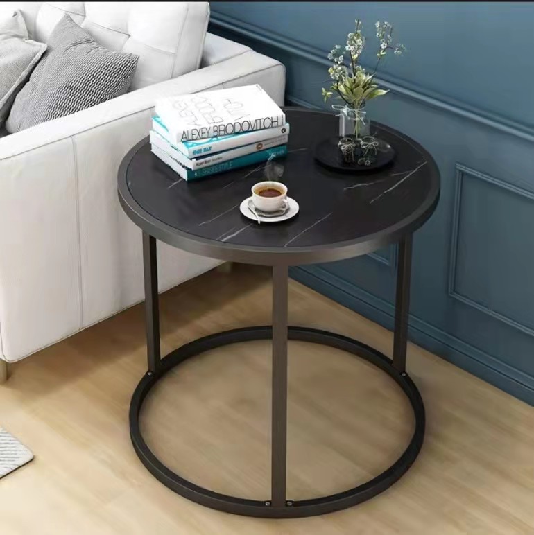 SQโต๊ะข้างโซฟาโต๊ะกลม โต๊ะรับแขก เหมาะสำหรับห้องนั่งเร่น โต๊ะกาแฟ โต๊ะข้างเตียง ความกว้าง 60cm สูง43cm ราคา 699 บาท*ส่งฟรี