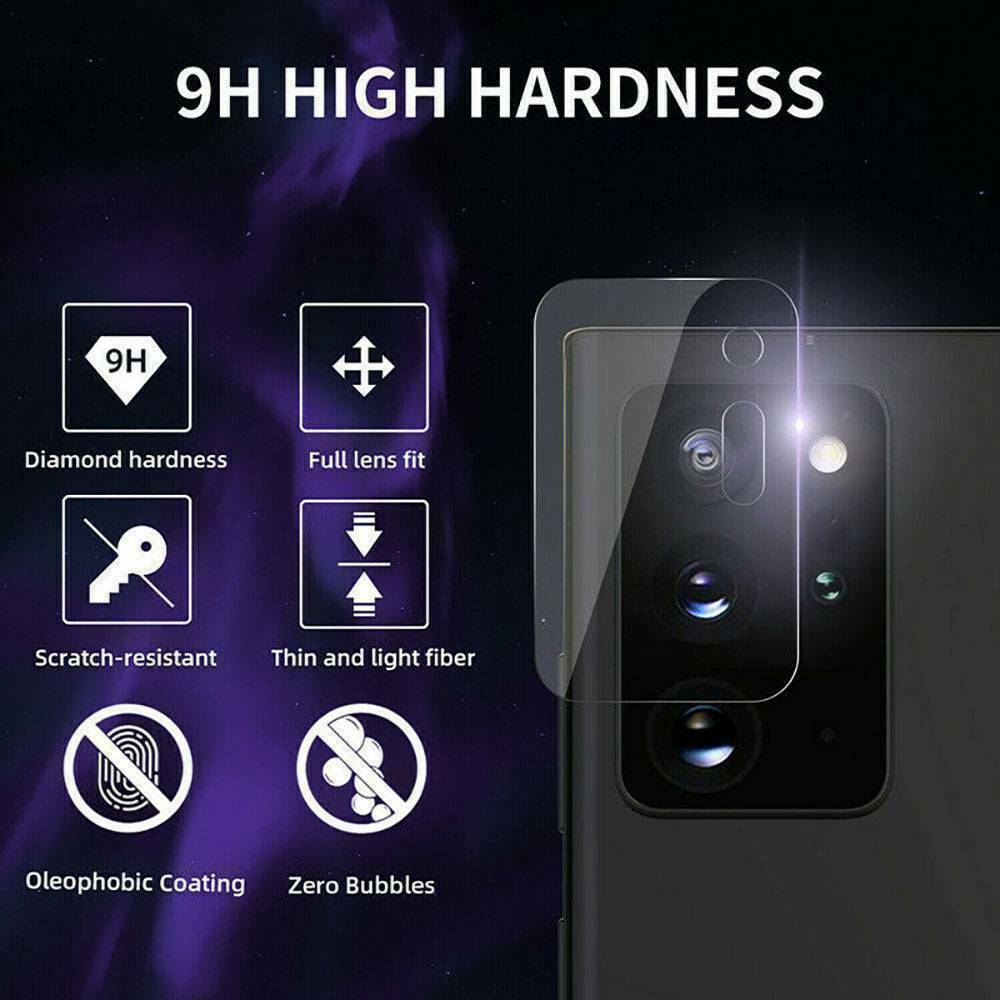 OUMTFR STORE Anti-fingerprint Protection Bumper HD Lens Screen Protector Back Camera Lens Cover Tempered Glass Protective Film