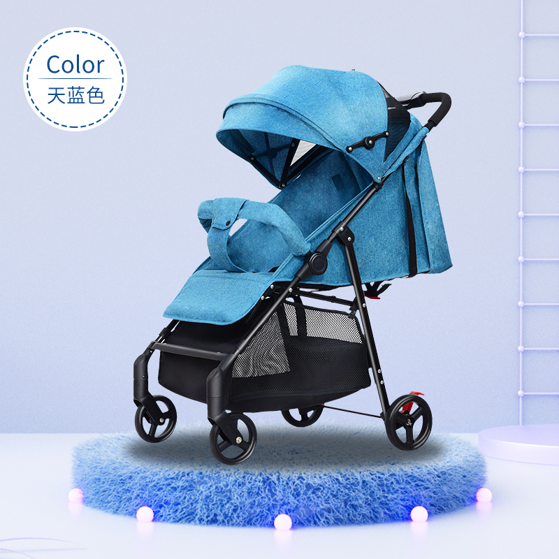 Smart-I Baby Stroller รถเข็นเด็ก เข็นหน้า ปรับได้ 3 ระดับ (นั่ง/เอน/นอน) พับเก็บง่าย/รับน้ำหนักได้มาก 8805