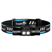 [TrustFire H5R LED Headlamp 150 Degree Ultra-Wide Radiation Range Waterproof and Dustproof 168 Hours Use Time Suitable For Outdoor Activities Such as Hiking/Fishing(Have Battery),TrustFire H5R LED Hea