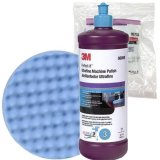 3M 06068 Perfect-It Ultrafine Machine Polish น้ำยาขัดเงาสีฟ้า 946 มล. + 05733 8