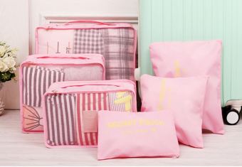 ประกาศขาย กระเป๋าจัดระเบียบเสื้อผ้า สำหรับเดินทาง เซ็ท 6 ชิ้น สีชมพู รีวิวพันทิป กระเป๋าจัดระเบียบเสื้อผ้า สำหรับเดินทาง เซ็ท 6 ชิ้น สีชมพู