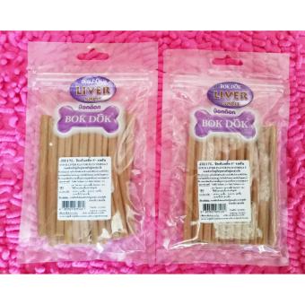 ลดราคา BOK DOK Chicken Stick 5 for Dog Beef Flavor 150g x 2 Packsบ๊อกด๊อก รสตับ ต้องการขาย BOK DOK Chicken Stick 5 for Dog Beef Flavor 150g x 2 Packsบ๊อกด๊อก รสตับ