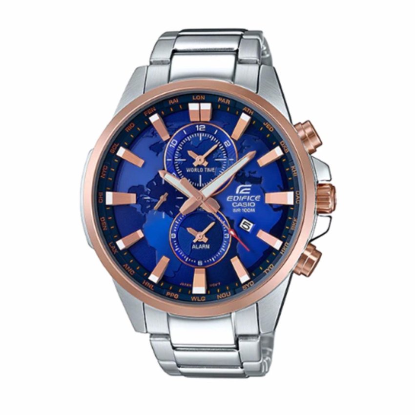 Casio Edifice นาฬิกาข้อมือผู้ชาย สายสแตนเลส รุ่น EFR-303PG-2AVUDF (สีน้ำเงิน) Casio Edifice นาฬิกาข้อมือผู้ชาย สายสแตนเลส รุ่น EFR-303PG-2AVUDF (สีน้ำเงิน)